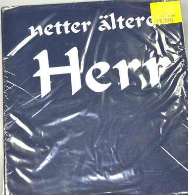 T-Shirt  "netter älterer Herr" blauw