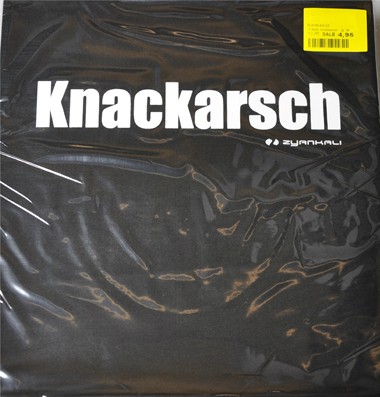 T-Shirt  "Knackarsch" Schwarz