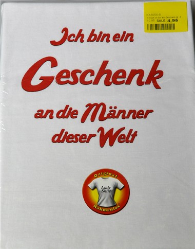 T-Shirt "Ich bin ein Geschenk"