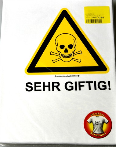 T-Shirt "Sehr giftig" Lady