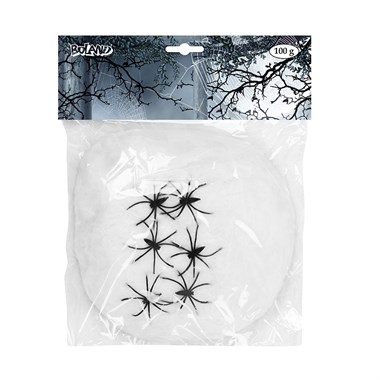 Spider web 100g with spiders