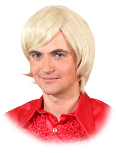 Pruik blond Anthony