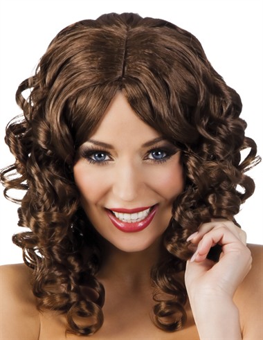 Wig brown cocktail