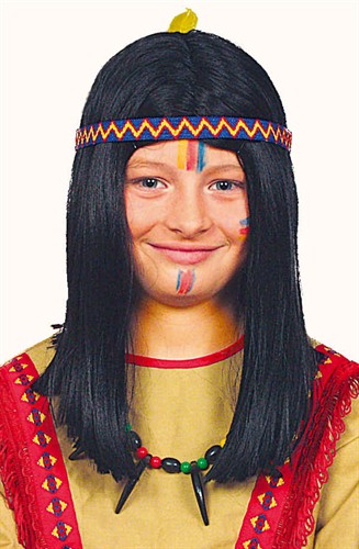 Pruik Winnetou kind