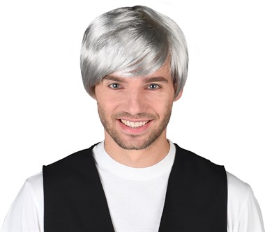 Wig man grey blond