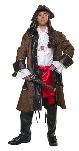 Piratenmantel braun