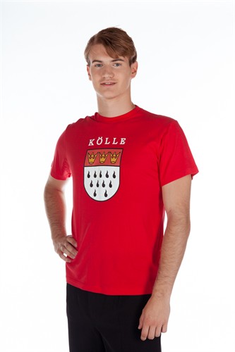 T-shirt Keulen rood