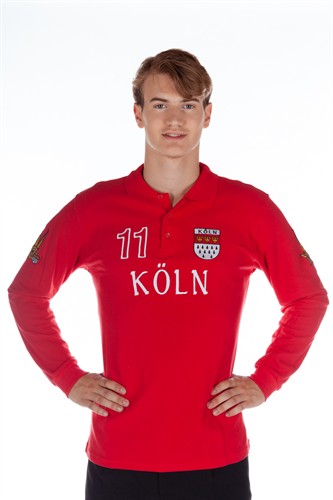 Köln Polo Rot (Langarm)