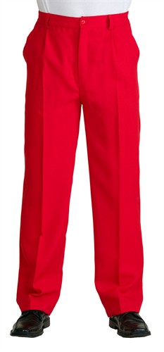 trousers luxury red