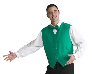 Waistcoat luxury green