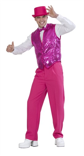 Pink sequinned waistcoat luxury