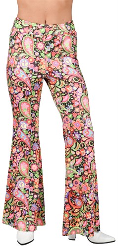 Broek 70er jaren Flower Power