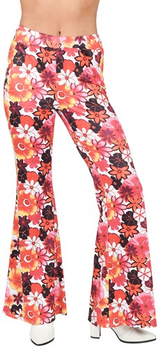 Broek 70-er jaren bloemen