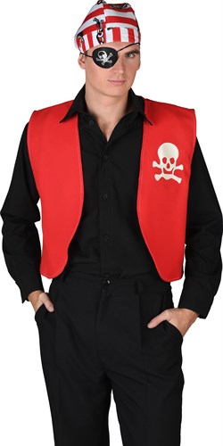 Waistcoat pirate red