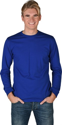 Shirt blauw (lange mouwen)