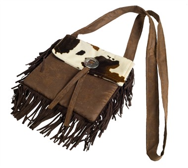 Tasche wild west braun 22x21cm