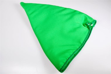 Kabouter muts groen, one size (H=40 cm)