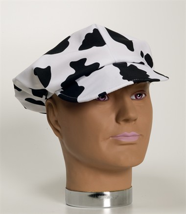 Cap cow black/white, one size