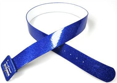 Ceintuur glitter blauw