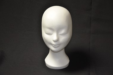 Styrofoam head